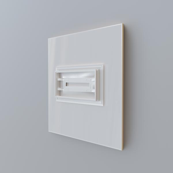 Vignette 2 produit Diffuseur de souffl. CASSIOPEE | Ref : DIF400X200CASSIOPEEBLANC
