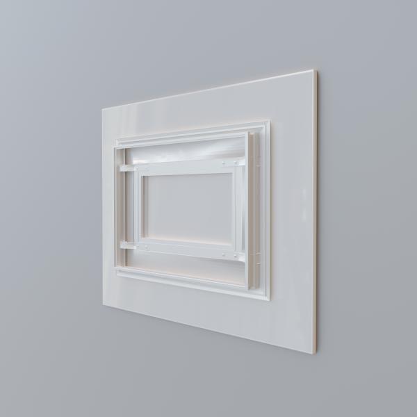 Vignette 2 produit Diffuseur de suffl. CaSSIPee | Ref : DIF600X400CASSIOPEEBLANC