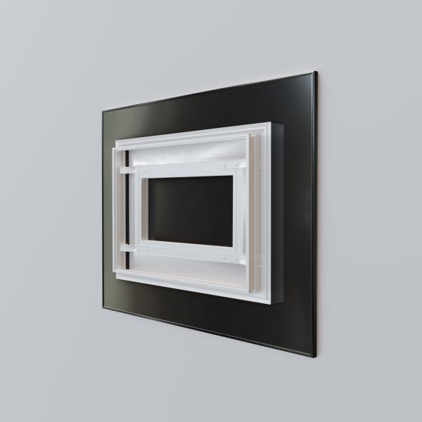 Vignette 2 produit Diffuseur de suffl. CaSSIPee | Ref : DIF600X400CASSIOPEENOIR