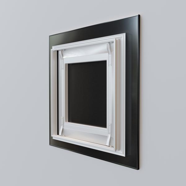 Vignette 2 produit Diffuseur de suffl. CaSSIPee | Ref : DIF600X600CASSIOPEENOIR