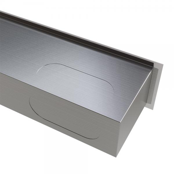 Vignette 2 produit Diffuseur linéaire 3 fentes en aluminium blanc mate de 1000 x 150 mm | Ref : DL3F1000