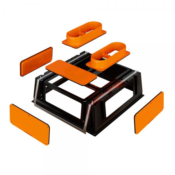 Vignette 2 produit Plenum mdulable de 600x600 mm | Ref : PM600X600XL