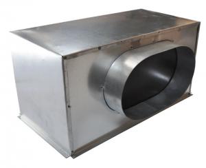 BAILLINDUSTRIE Plnum acier grille de soufflage 500 x150 mm (sortie latrale) PLSACI500X150
