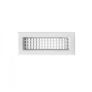 BAILLINDUSTRIE Grille de soufflage double dflexion aluminium blanc mate 300 x 100 mm DD300X100