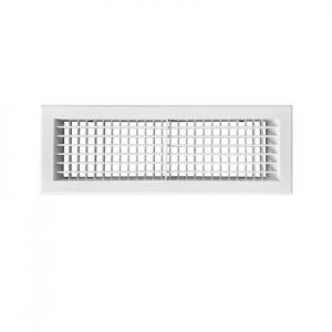 BAILLINDUSTRIE Grille de soufflage double dflexion aluminium blanc mate 500 x 150 mm DD500X150