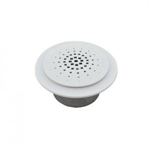 BAILLINDUSTRIE Diffuseur circulaire blanc - diamtre 200 mm avec manchon acier DIFCDB200