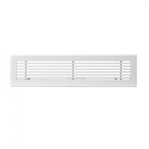 BAILLINDUSTRIE Grille de soufflage linaire de 600x150 mm en aluminium blanc mate GSL600X150