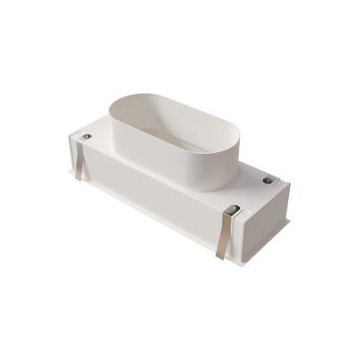 BAILLINDUSTRIE Plnum en abs pour grille de soufflage de 300 x100 mm PLSABS300X100
