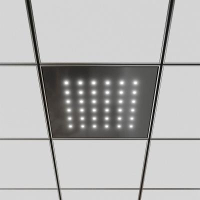 BAILLINDUSTRIE Dalle lumineuse  led blanches PAN600X600CASSIOPEENOIR