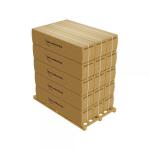 BAILLINDUSTRIE Palette de 15 cartons de 10 ml de gaine isole laine de verre m0/m1  200 mm GAI/LV200-50X15