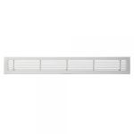 BAILLINDUSTRIE Grille de soufflage linaire de 1000x150 mm en aluminium blanc mate GSL1000X150
