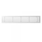BAILLINDUSTRIE Grille de soufflage linaire de 800x150 mm en aluminium blanc mate GSL800X150