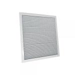 BAILLINDUSTRIE Grille de transfert aluminium blanc mate 595 x 595 mm GTAB595X595