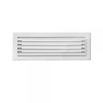 BAILLINDUSTRIE Grille de soufflage  lames courbes aluminium blanc mate 500 x 150 mm LC500X150