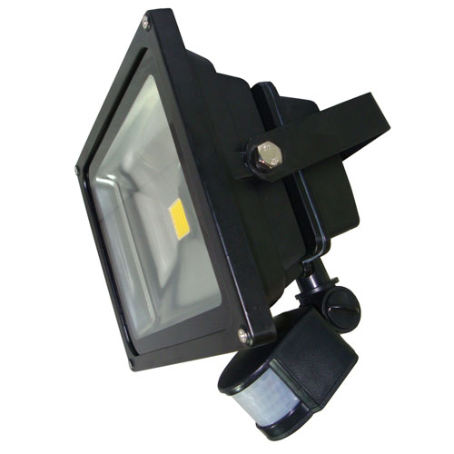 Photo Projecteur LED avec detecteur 50W Finiti | Ref : BLPFL50W1DN-NW