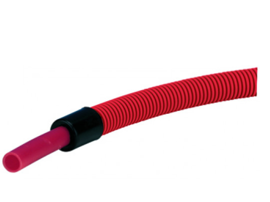 Photo TUBE PER ROUGE PREGAINE 10x12 Couronne de 100 m - GAINE ROUGE PER gain  10x12 Rouge-Bleu | Ref : PERPR12100