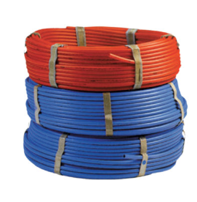 Photo TUBE PER ROUGE PREGAINE 13x16 Couronne de 100 m - GAINE ROUGE PER gain  13x16 Rouge-Bleu | Ref : PERPR16100