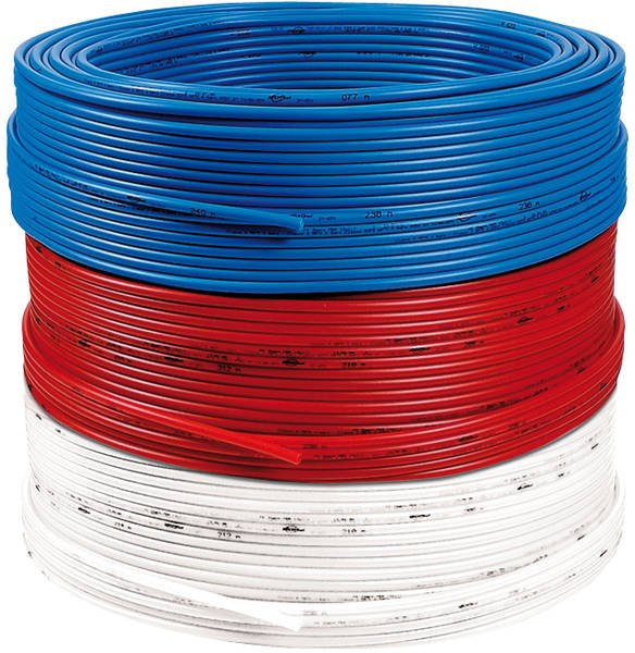 Photo TUBE PER ROUGE 13x16 - Couronne de 240m PER nu  13x16 Rouge-Bleu | Ref : PERR16240