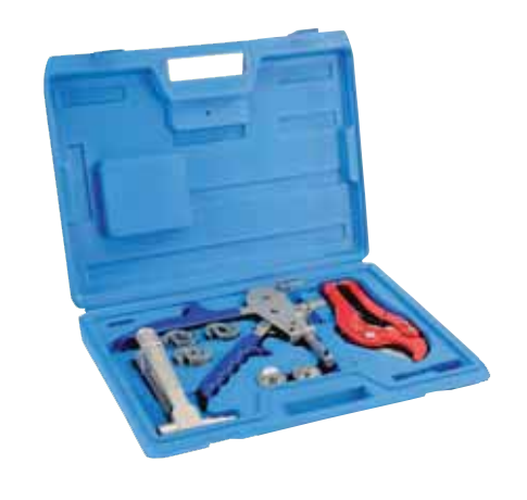 Photo COFFRET COMPRENANT PINCE A SERTIR, PINCE A EVASER ET PINCE COUPE-TUBE PER GLISSEMENT | Ref : COFPIN