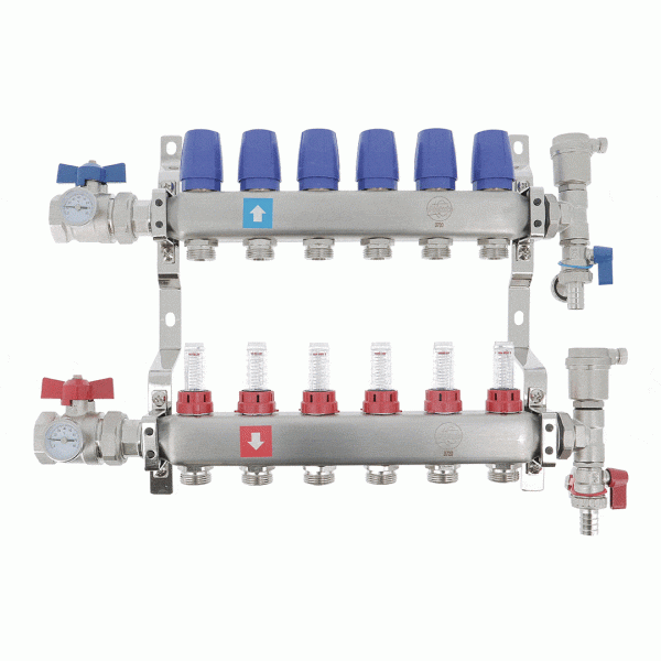 Photo Collecteur DISTRINOX diam 1 6 circuits E | Ref : COLD6