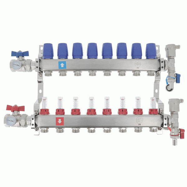 Photo Collecteur DISTRINOX diam 1 8 circuits E | Ref : COLD8