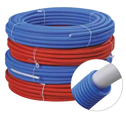 Photo Tube  TURATEC   16 x 2 - MULTICOUCHES PREGAINE-Couronne de 50 m-GAINE ROUGE Turatec en couronnes | Ref : MCTPR1650