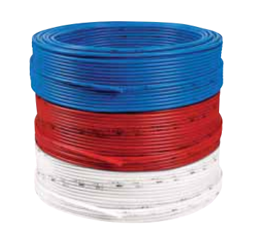 Photo TUBE PER BLEU 13x16 - Couronne de 240m PER nu  13x16 Rouge-Bleu | Ref : PERB16240