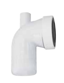 Photo PIPE WC RIGIDE COUDEE L350 SORTIE CUV. 85 A 107 RAC M A COLLER PIQUAGE F D40 Pipes WC Rigides | Ref : PIPMP350
