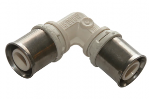 PB TUB Coude  a sertir 90 50 x 4 - ppsu pour systeme multicouches  -884.50.200- raccords mc alpex-duo  40-75 MCRC50P