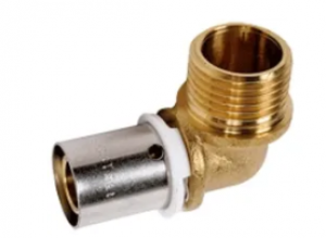 PB TUB Coude male a sertir 1/2  16x20 radial sertipress forg RCM220