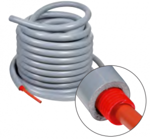 PB TUB Tube per rouge 20x25 pregaine pre-isolegaine rouge isolation grise 9mm long 50m per gain pr-isol  20x25 PERPR2550C9