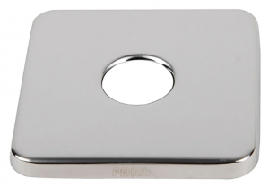 PB TUB Plaque finition inox systeme sertifix monotrou-parois non faiencees ou pvc PLACINOXMONO