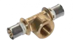 PB TUB Te femelle  sertir 40 x 3/4  x 40 laiton pour systeme multicouches -867.40.743- raccords mc alpex-duo  40-75 MCRTF440