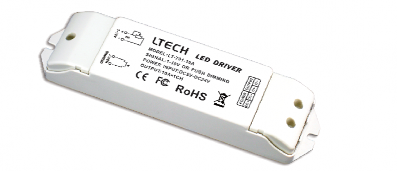 Photo Variateur LED PWM 1-10V 24v 240W | Ref : CHLS12DRIV