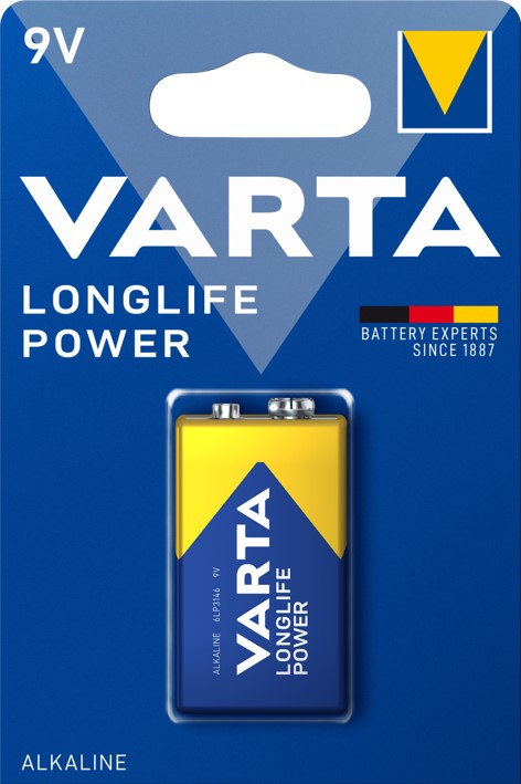 Photo 9V/6LR61 9V LONGLIFE POWER BL1 | Ref : 11LP61
