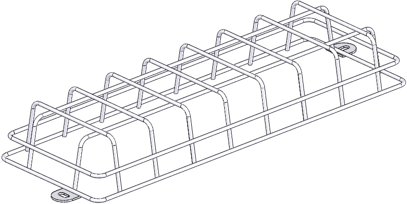 Photo Grille de protection IK10 LUNA 1000+ IP 48-230 | Ref : 5061113783