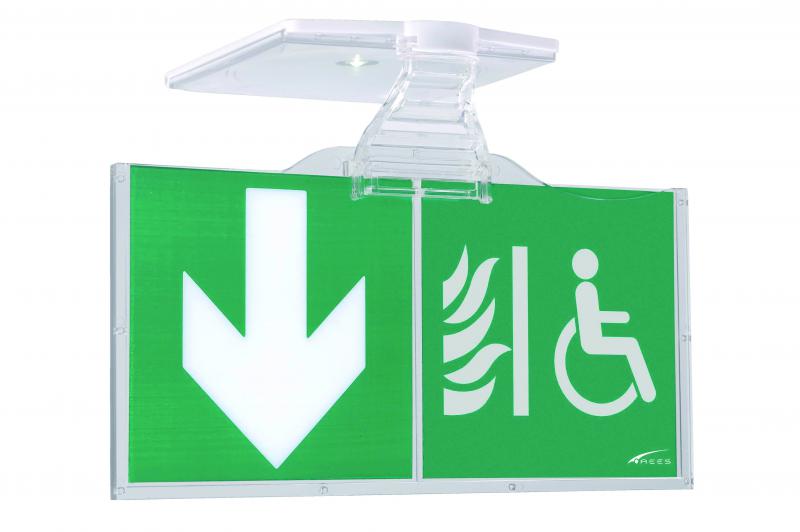 Vignette 2 produit Bloc Autonome d'Eclairage de Scurit (BAES) d'vacuation 100% LED, 
45 lm / 1h / 0.5W / IP43 / IK 0 | Ref : 6222577