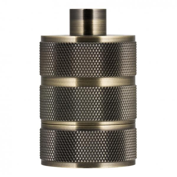 Photo BAI Douille Grid aluminium E27 Gaine bronze antique M10 filetage creux | Ref : 140323
