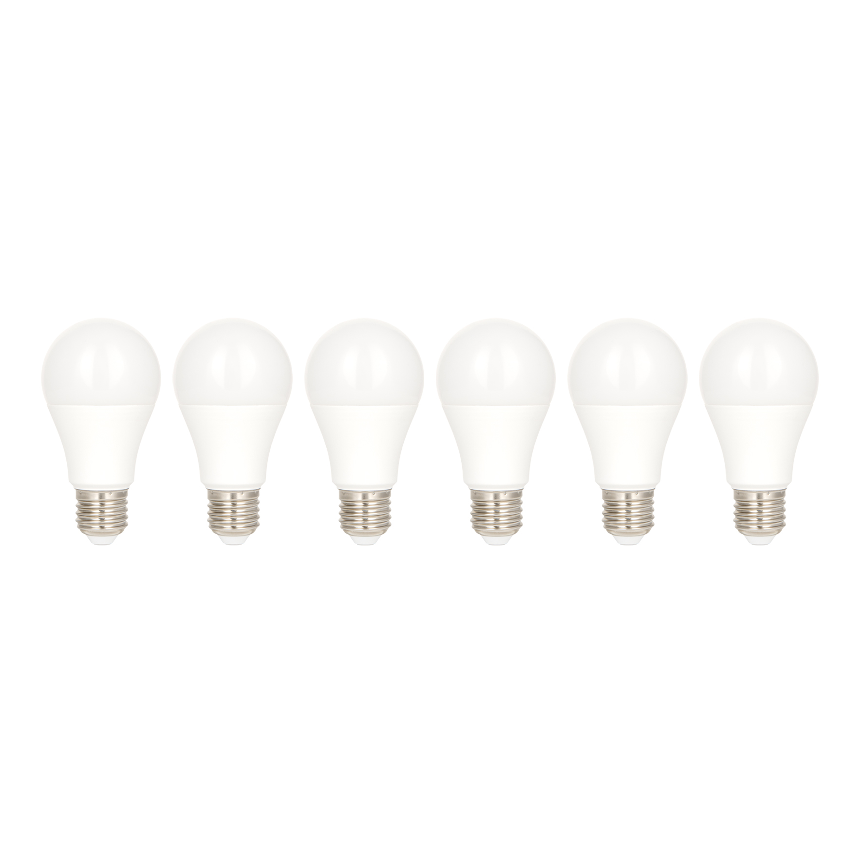 Photo BAI EcoPack 6pcs Ecobasic LED Standard A60 E27 6W 4000K Opale 550lm (45W) 230V | Ref : 144583