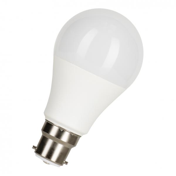 Photo BAI Ecobasic LED Std A60 B22d 10W 4000K Opale 935lm (68W) 230-240V 200° 60x110mm | Ref : 80100038997