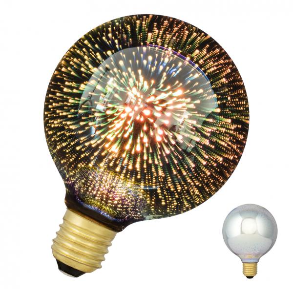 Photo LED Magic 3D G95 E27 240V 4.5W Fireworks | Ref : 80100040410