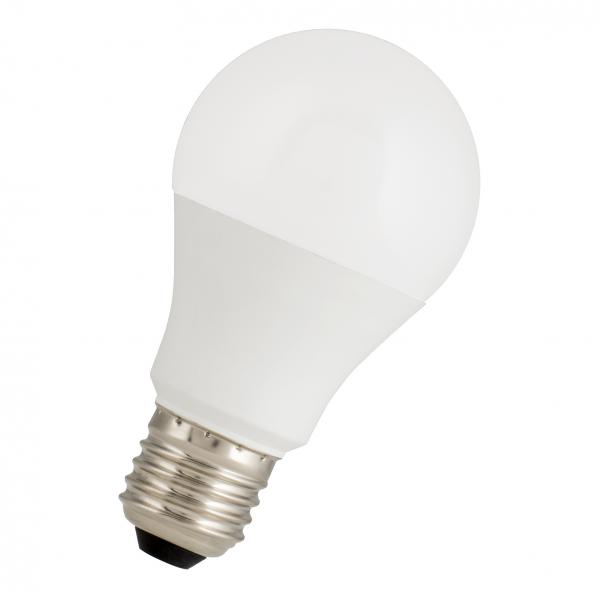 Photo BAI LED Standard A60 E27 7W 2700K Opale 800lm (60W) Basse tension 24V AC/DC 170° | Ref : 80100040597