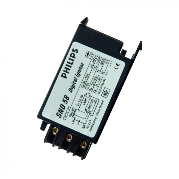 Photo PHI Starter pour fluo SND 58 220-240V 50/60Hz | Ref : 92200121824