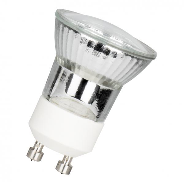 Photo BEE PAR11 MR11 GU10 230V 35W 30D Clair Aluminium 2000h 300cd 35x50mm Lampe halo | Ref : HC1124003530
