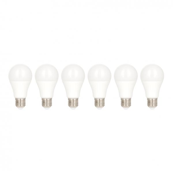 Vignette 2 produit BAI EcoPack 6pcs Ecobasic LED Standard A60 E27 8W 4000K Opale 720lm (55W) 230V | Ref : 142705