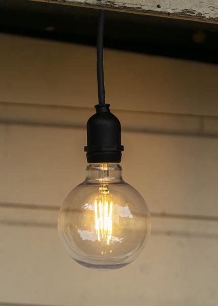 Vignette 2 produit BAI Lampe suspension Extrieur IP44 E27 Noir avec 5M Cble en caoutchouc 2x1.0mm | Ref : 143002