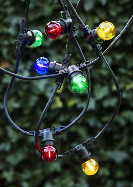 Vignette 2 produit BAI EcoPack 5pcs LED Party Bulb Filament Sphrique G45 E27 0.6W Vert 30lm 230V | Ref : 143028