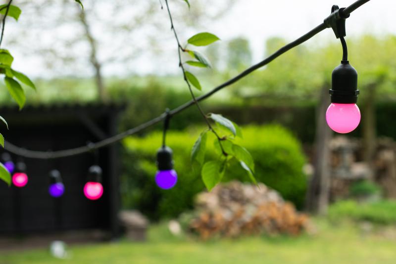 Vignette 2 produit BAI Guirlande suspension 15m Noir avec 15 douilles suspendues E27 Max 325W | Ref : 143417