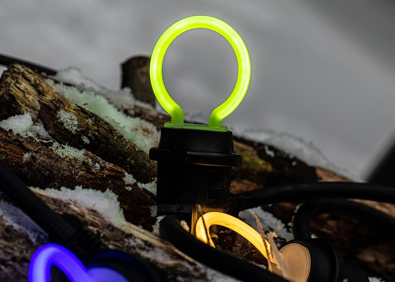 Vignette 2 produit BAI LED Party Bulb Neon G45 E27 2W Vert 150lm 230V-240V 360 50x80mm | Ref : 144344