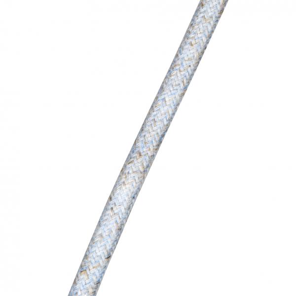 Vignette 3 produit Ref : 141772 | BAI Câble Textile Tweed Bleu Pastel 3 mètres 2x0.75mm² Fil Électrique
